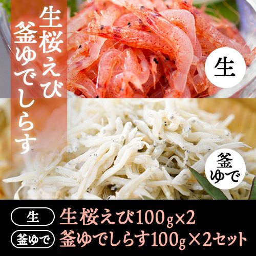 生桜エビ、釜あげシラスセット